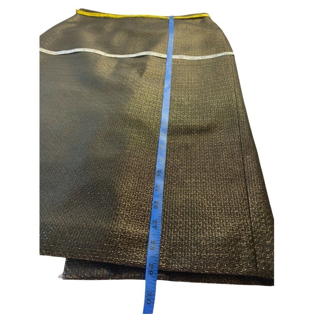 Pure Collection Metallic Pencil Midi Skirt US8/10 UK14 Party Evening Holiday - Picture 9 of 10